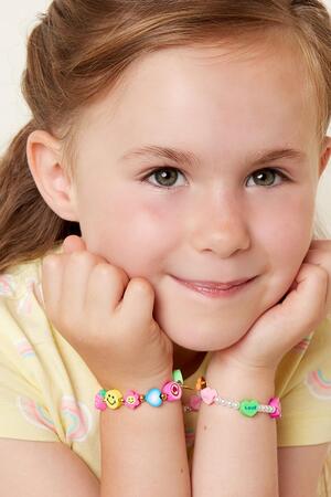 Kids - happy fruits bracelet - Mother-Daughter collection Multi polymer clay h5 Picture2